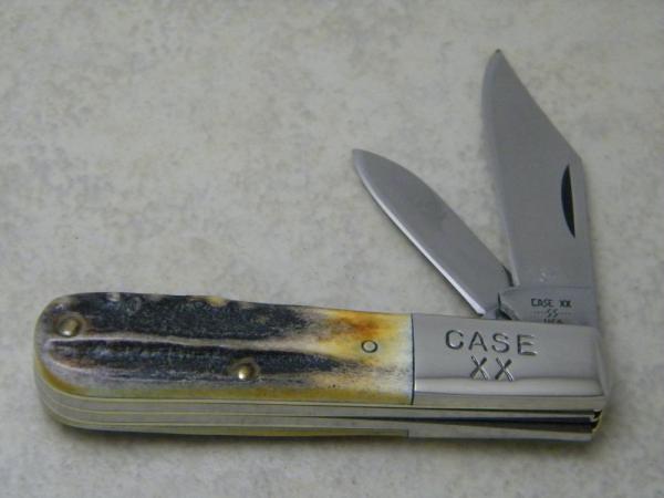 Case XX SS USA 8 Dot (1982) Stag 52009 1/2 SSP Barlow Knife