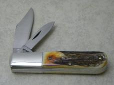 Case XX SS USA 8 Dot (1982) Stag 52009 1/2 SSP Barlow Knife