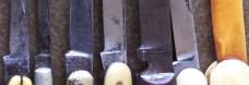 lot of 7 vintage ivory / smooth bone Pocket Knives BEAVER FALLS, HILGER & SONS etc. Knife
