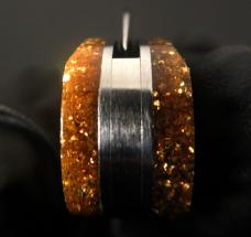Great Eastern Cutlery #15 TC Barlow Glitter Gold Acrylic GEC 152121