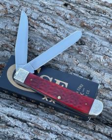CASE XX *** 1991 DARK RED MINT SET TRAPPER 