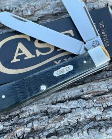 CASE XX *** SELECT BLACK JIGGED BONE TRAPPER 