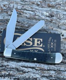 CASE XX *** SELECT BLACK JIGGED BONE TRAPPER 