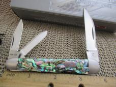 Case XX 2014 Tony Bose Abalone Wharncliff Split Back Whittler Pattern # TB832014 154CM