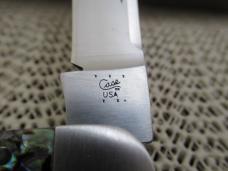 Case XX 2014 Tony Bose Abalone Wharncliff Split Back Whittler Pattern # TB832014 154CM