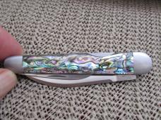 Case XX 2014 Tony Bose Abalone Wharncliff Split Back Whittler Pattern # TB832014 154CM