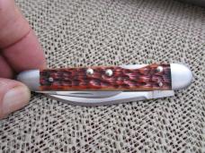 Case XX 2014 Tony Bose Chestnut Bone Wharncliff Split Back Whittler Pattern # TB632014 154CM