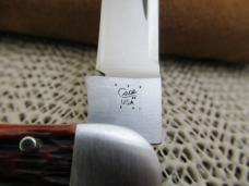Case XX 2014 Tony Bose Chestnut Bone Wharncliff Split Back Whittler Pattern # TB632014 154CM