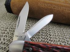 Case XX 2014 Tony Bose Chestnut Bone Wharncliff Split Back Whittler Pattern # TB632014 154CM