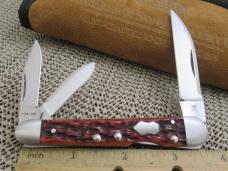 Case XX 2014 Tony Bose Chestnut Bone Wharncliff Split Back Whittler Pattern # TB632014 154CM
