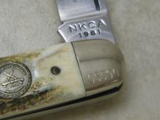 Queen NKCA 1981 Stag Big Cigar Knife 