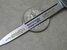 Battle Axe Brand "Normandy June 6, 1944" Pearl Whittler Knife 