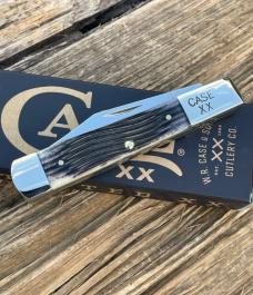CASE XX *** 62005 1/2 PATTERN 2006 BLACK JIGGED BONE