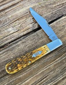 CASE XX *** 2012 BRADFORD CUTLERY BURNT JIGGED BONE GRAND DADDY BARLOW