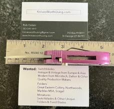 Small Switchblade Knife, USA, Unused