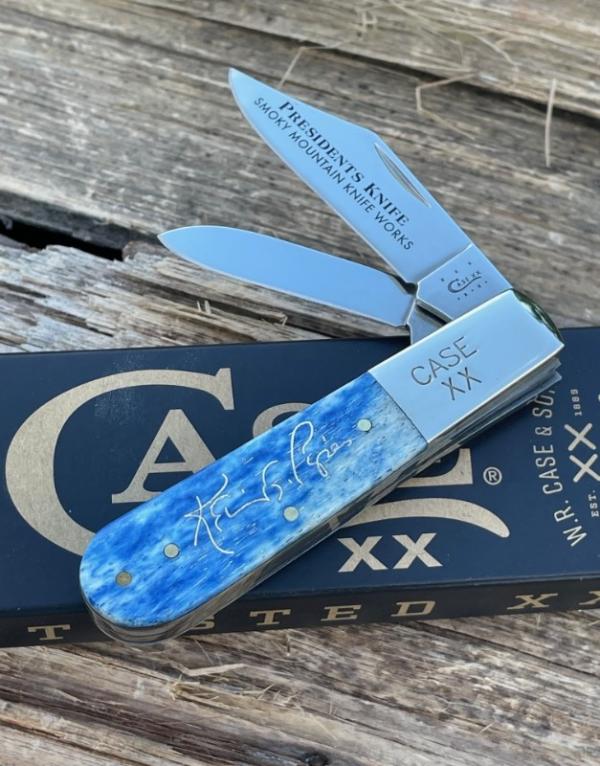 CASE XX *** SFO 2012 KEVIN PIPES BLUE SMOOTH BONE BARLOW CASE XX *** SFO 2012 KEVIN PIPES BLUE SMOOTH BONE BARLOW