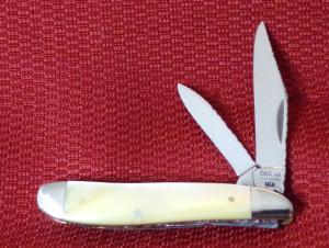  1980 CASE XX USA PEANUT WITH CUSTOM FILE WORK AND GOLD PEARL HANDLES  (M.O. OR CHECK )