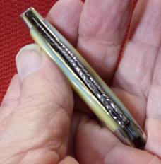 1980 CASE XX USA PEANUT WITH CUSTOM FILE WORK AND GOLD PEARL HANDLES  (M.O. OR CHECK )