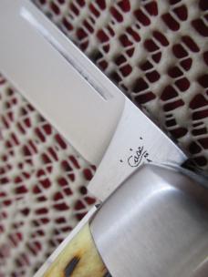 Case XX 2015 Tony Bose Peach Seed Jigged Antique Bone  Cattle Knife Pattern # TB632015  154CM