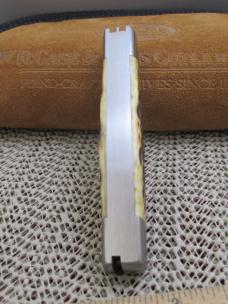 Case XX 2015 Tony Bose Peach Seed Jigged Antique Bone  Cattle Knife Pattern # TB632015  154CM