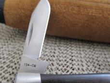 Case XX 2015 Tony Bose  Ebony  Cattle Knife Pattern # TB732015  154CM