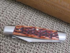 Case XX 2015 Tony Bose Peach Seed Chestnut Bone  Cattle Knife Pattern # TB632015  154CM