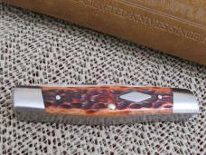 Case XX 2015 Tony Bose Peach Seed Chestnut Bone  Cattle Knife Pattern # TB632015  154CM