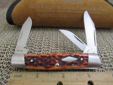 Case XX 2015 Tony Bose Peach Seed Chestnut Bone  Cattle Knife Pattern # TB632015  154CM