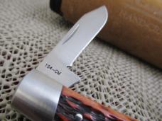 Case XX 2015 Tony Bose Peach Seed Chestnut Bone  Cattle Knife Pattern # TB632015  154CM