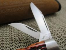 Case XX 2015 Tony Bose Peach Seed Chestnut Bone  Cattle Knife Pattern # TB632015  154CM