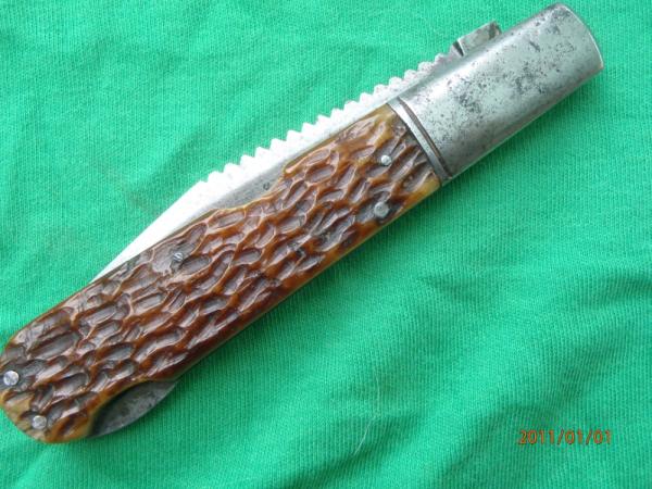 Enderes Daddy Barlow Lockback Easy Opener Bone