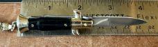 Miniature Keychain Switchblade Knife, Original Box, Italy, Unused