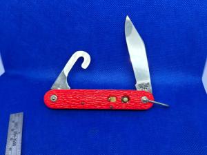 Camillus New York USA Orange Paratrooper Switchblade