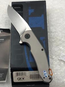 Zero Tolerance ZT0220 Anso S35VN TI Flipper New In Box Discontinued
