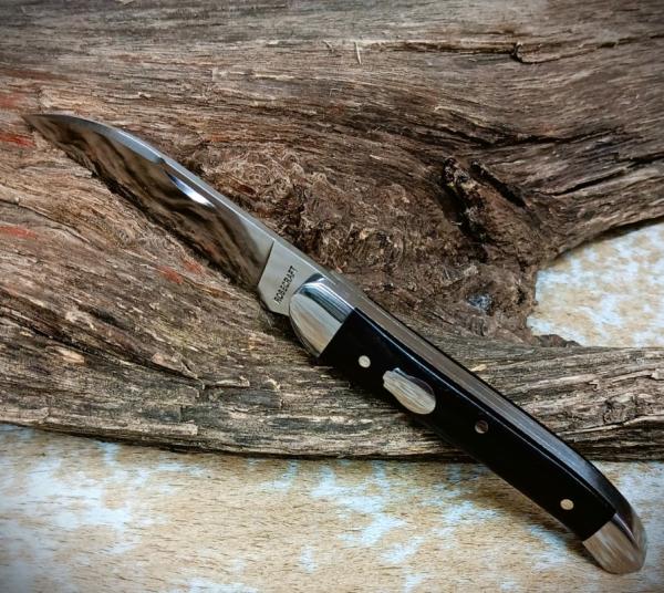 New Release! RoseCraft Blades French Broad Jack RCT007-BW Black Sandalwood D2 Wharncliffe