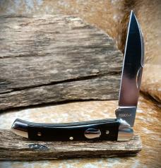 New Release! RoseCraft Blades French Broad Jack RCT007-BW Black Sandalwood D2 Wharncliffe