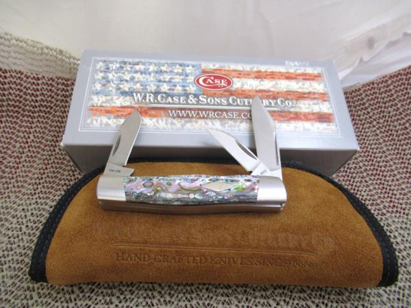 Case XX 2015 Tony Bose Abalone Cattle Knife Pattern # TB832015 154CM Case XX 2015 Tony Bose Abalone Cattle Knife Pattern # TB832015 154CM