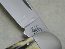 Case MM USA 2000 Stag 5270 SS Millennium Sleeveboard Sunfish Knife