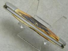 Case MM USA 2000 Stag 5270 SS Millennium Sleeveboard Sunfish Knife