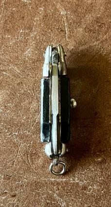 Miniature Keychain Switchblade Knife, Japan, Used