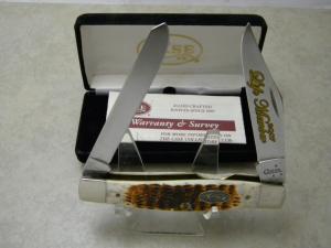 Case XX USA 2007 Collector's Club Life Member Bone 6275 Moose Knife NIB