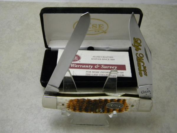 Case XX USA 2007 Collector's Club Life Member Bone 6275 Moose Knife NIB Case XX USA 2007 Collector's Club Life Member Bone 6275 Moose Knife NIB