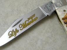 Case XX USA 2007 Collector's Club Life Member Bone 6275 Moose Knife NIB