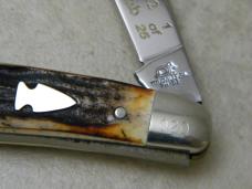 Queen City Titusville PA Classics #66 Western IN Knife Club Stag Muskrat Knife NIB