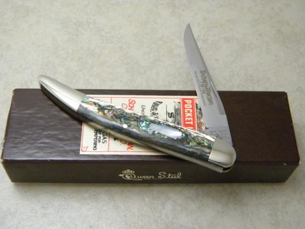 Schatt & Morgan 2003 Collectors Show Abalone Toothpick Knife NIB