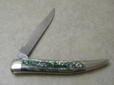 Schatt & Morgan 2003 Collectors Show Abalone Toothpick Knife NIB