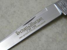 Schatt & Morgan 2003 Collectors Show Abalone Toothpick Knife NIB