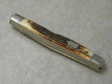 Queen City Titusville PA #27 Classics Burnt Stag Muskrat Knife NIB