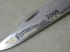 Case Brothers Cutlery Western IN Knife Club Bone 6165 Folding Hunter Knife NIB