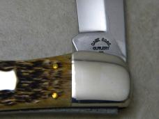 Case Brothers Cutlery Western IN Knife Club Bone 6165 Folding Hunter Knife NIB